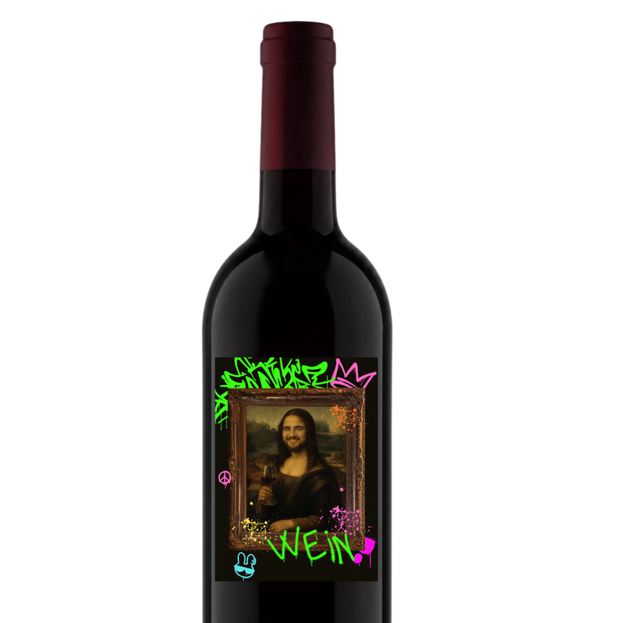 Monalisa Weinetikette Personalisiert