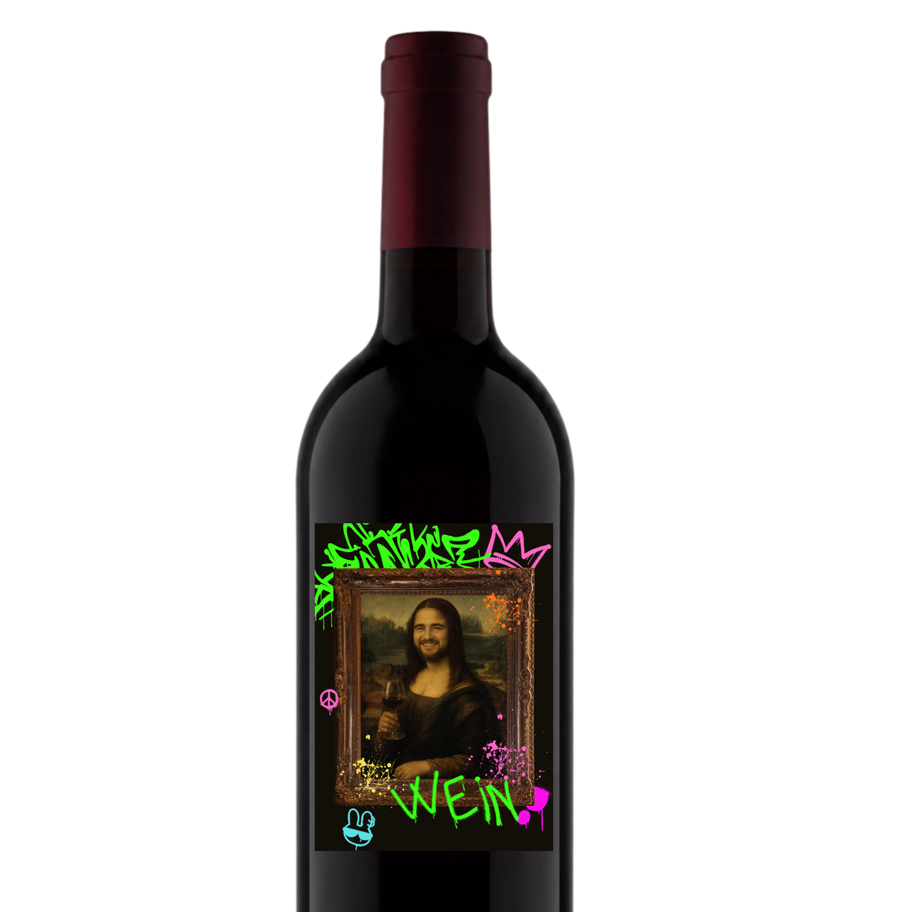 Monalisa Weinetikette Personalisiert