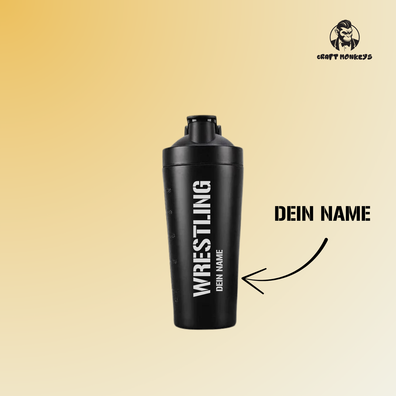 Protein Shaker Wrestling - Personalisiert