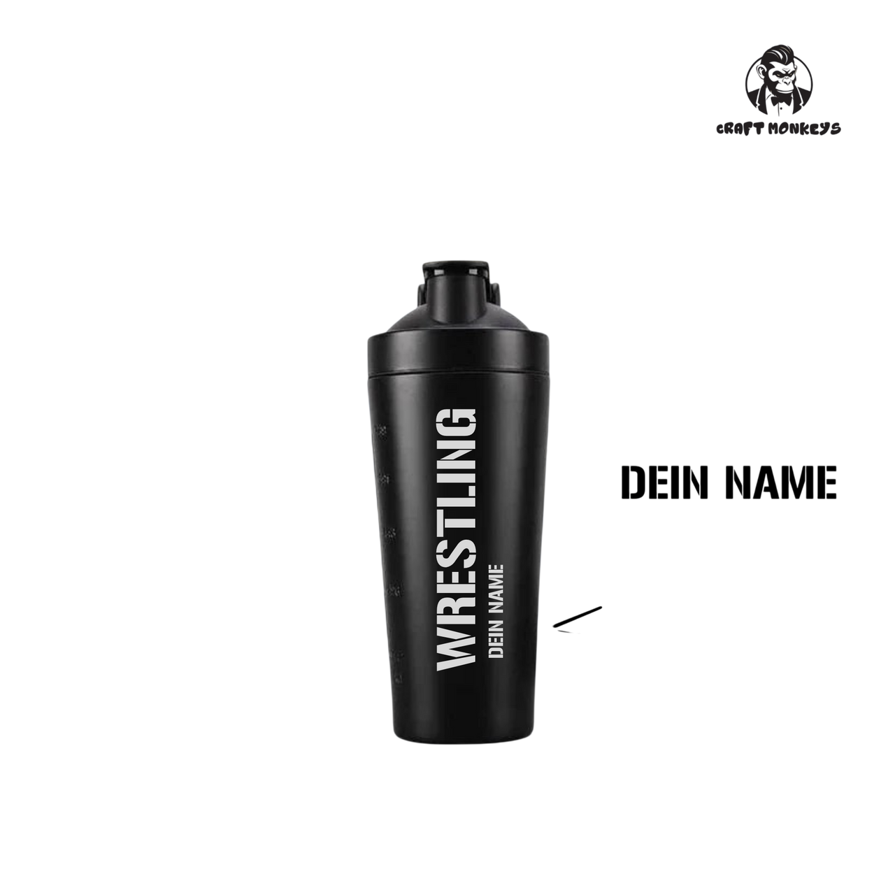 Protein Shaker Wrestling - Personalisiert