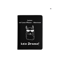 Thumbnail for Personalisierte Reisepasshülle mit Silber Gravur - Lama