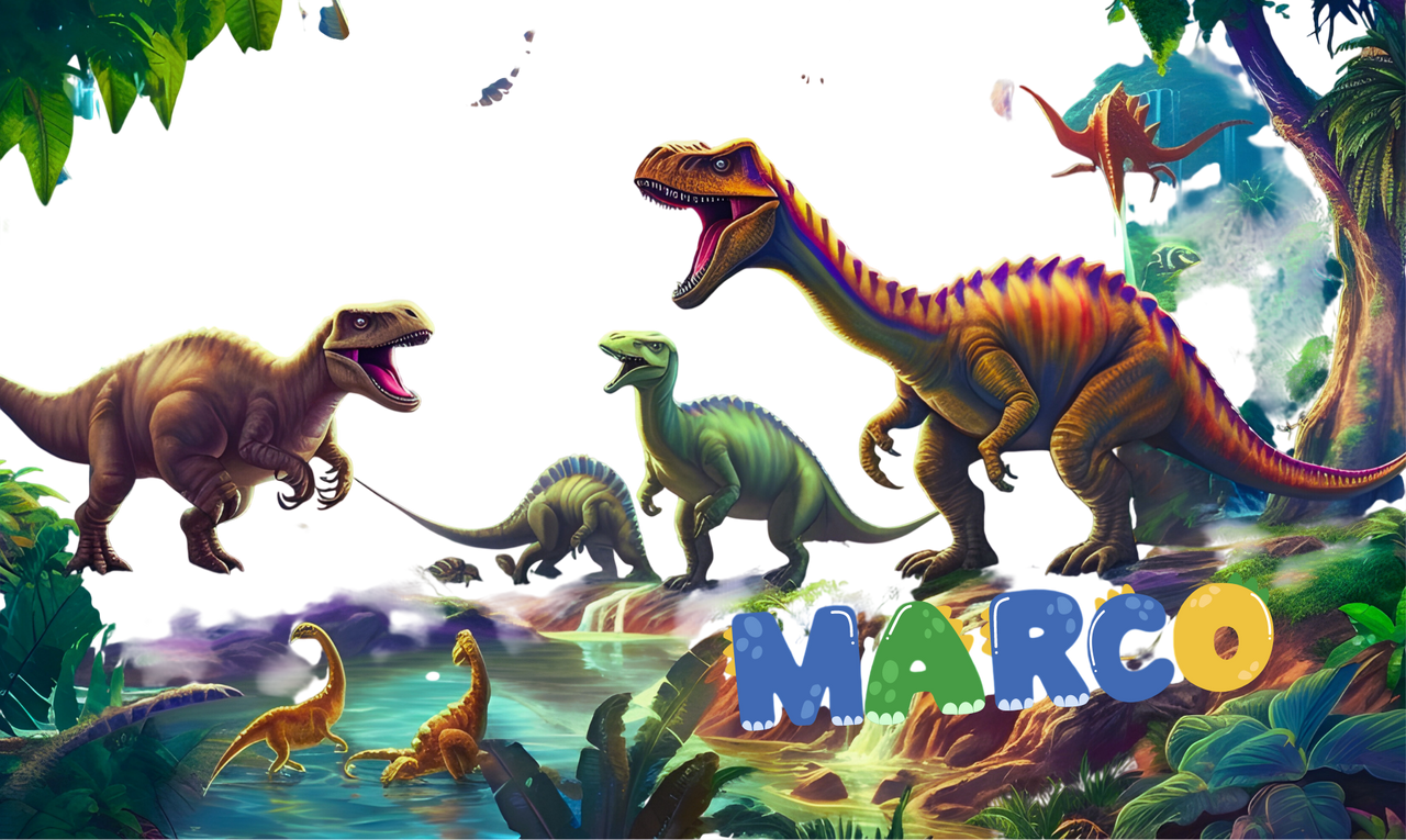 Kinderflasche - Dinos