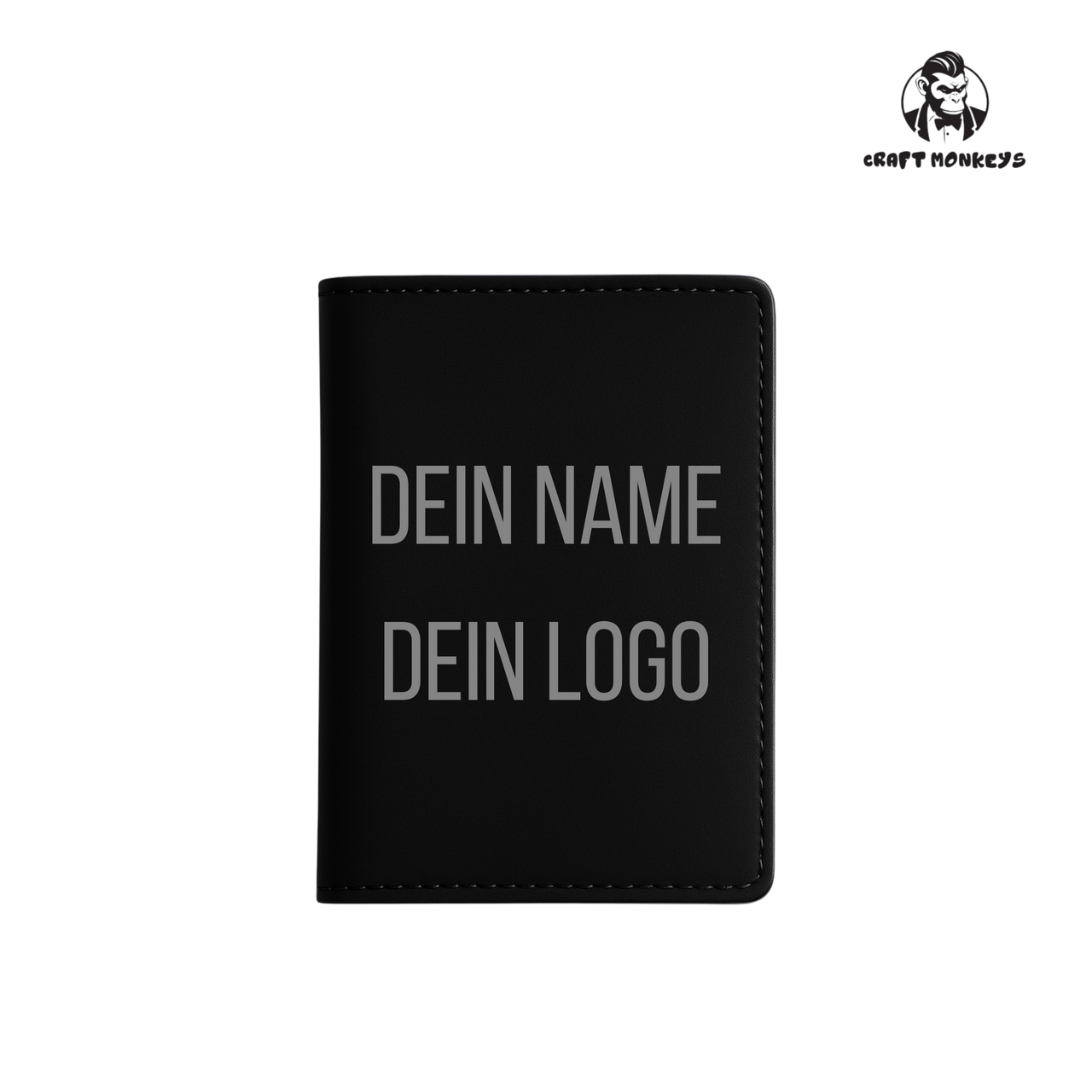 Reisepasshülle personalisiert mit Silber Gravur - Selber Gestalten