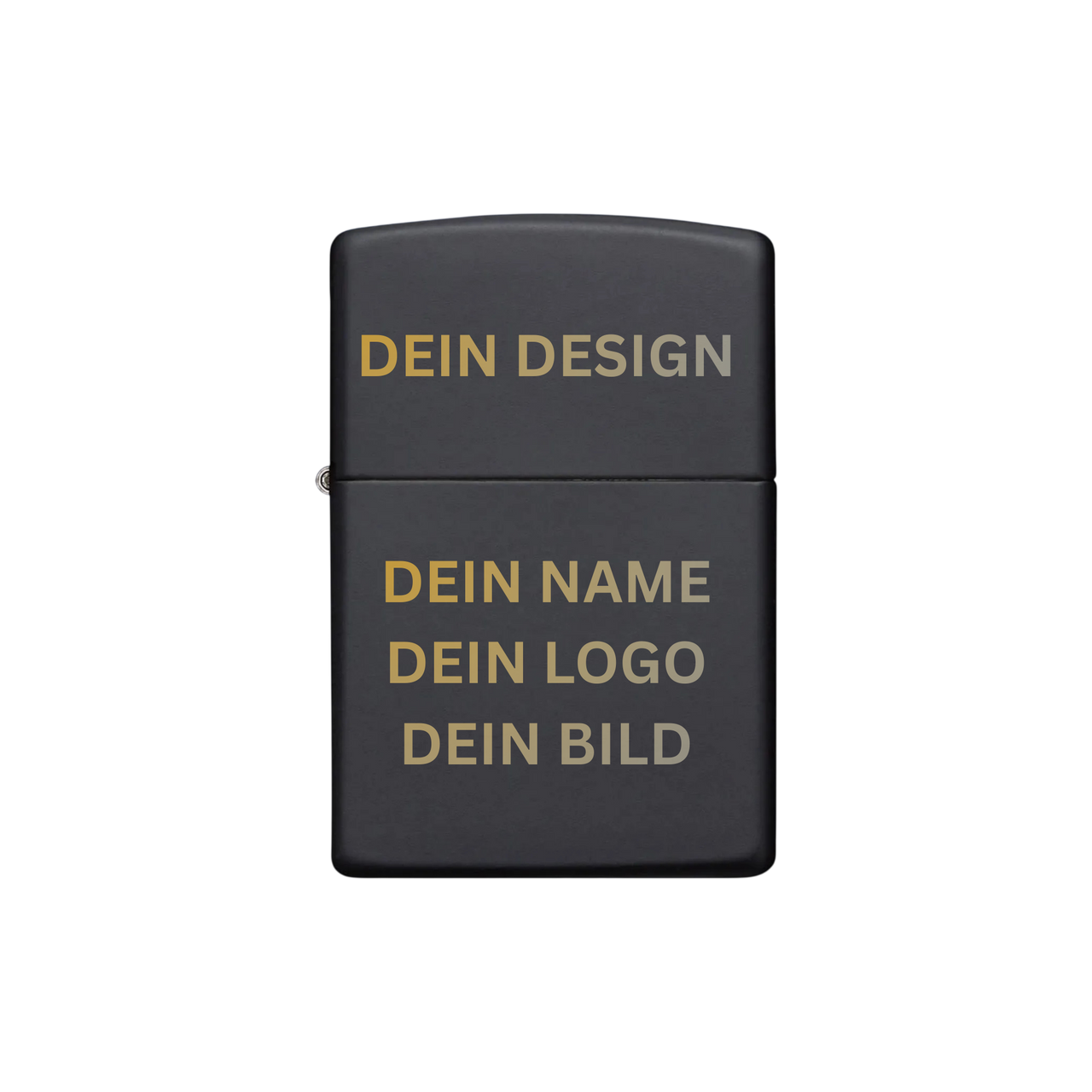 Zippo Feuerzeug personalisiert mit goldener Gravur