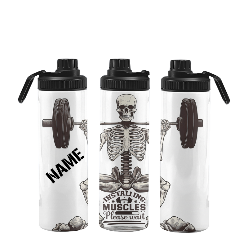 Fitnessflasche personalisiert 750 ml INSTALLING MUSCLES