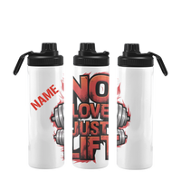 Thumbnail for Fitnessflasche personalisiert 750 ml NO LOVE JUST FIT