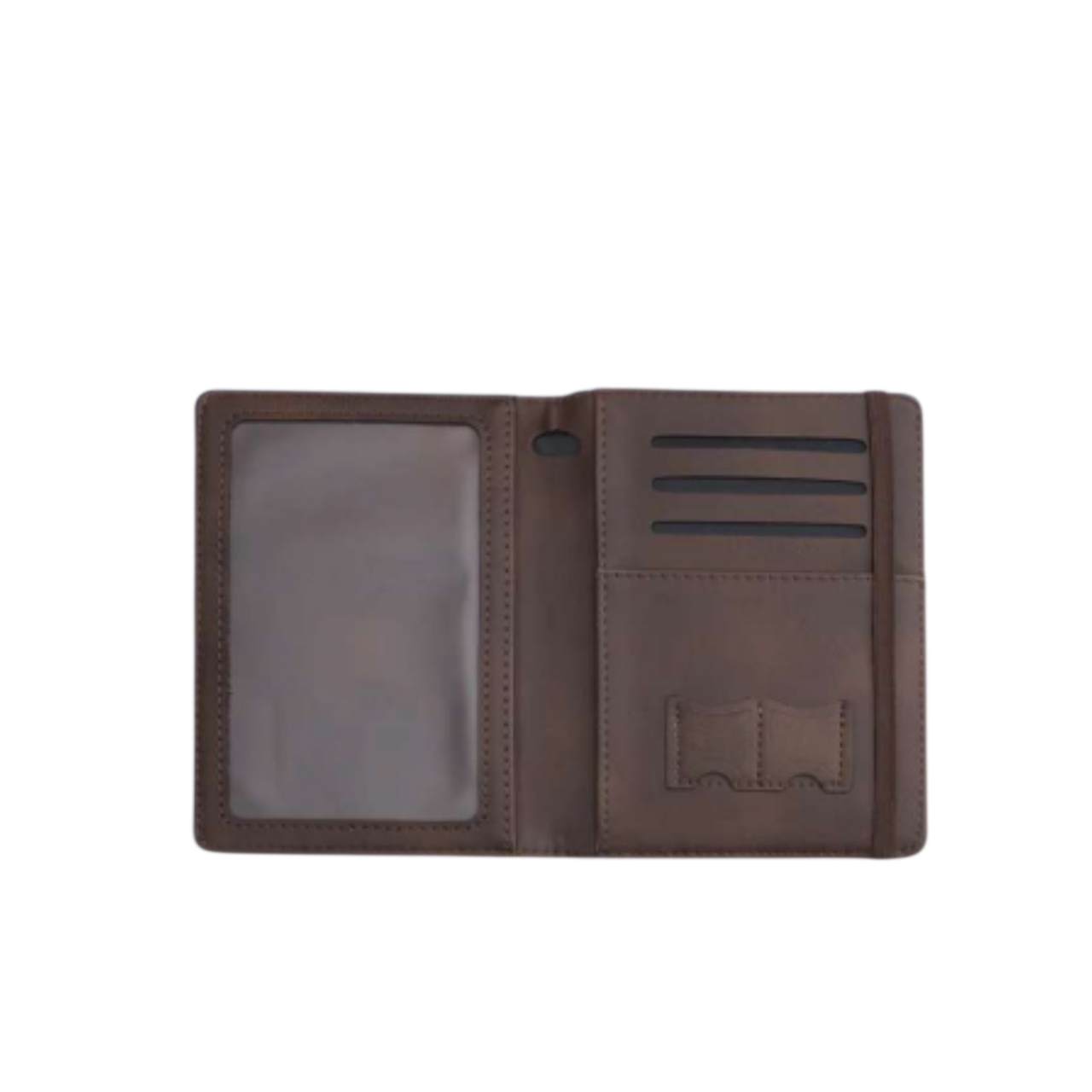 Personalisierte Reisepasshülle mit Silber Gravur - Time To Travel