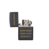 Thumbnail for Zippo Feuerzeug personalisiert mit goldener Gravur