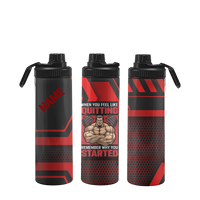 Thumbnail for Fitnessflasche personalisiert 750 ml MOTIVATION