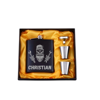 Thumbnail for Flachmann Totenkopf Schrauber - Personalisierbar