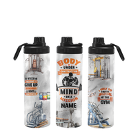 Thumbnail for Fitnessflasche personalisiert 750 ml MIND ON MISSION