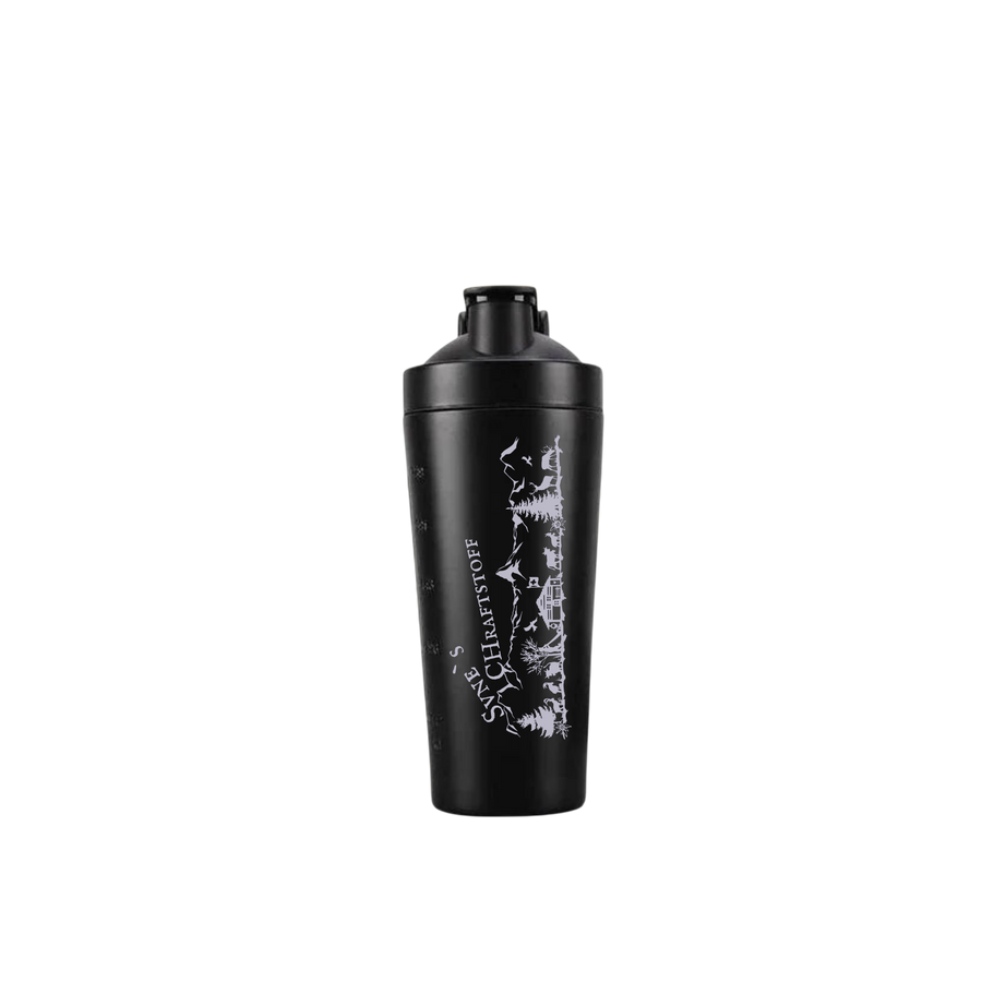 Personalisierter 750-ml-Edelstahl-Proteinshaker im Alpen-Design