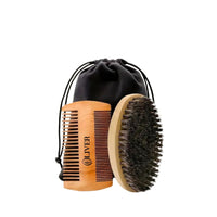 Thumbnail for Bartbürsten-Set aus Bambus - Personalisiert