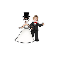 Thumbnail for Hochzeit Sticker-Poster – Gäste gestalten das Brautpaar