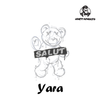 Thumbnail for Thermoflasche Bär Salut - Personalisiert konisch