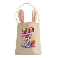 Thumbnail for Personalisierte Jutetasche mit Hasenohren - Urban Bunny
