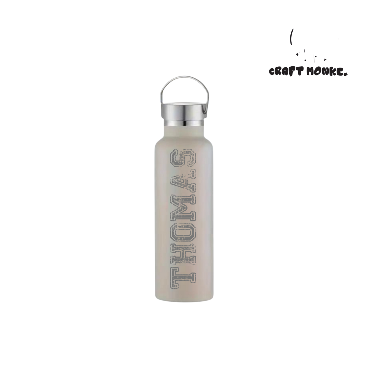 Thermoflasche Doppelwandig 600ml mit Name personalisieren