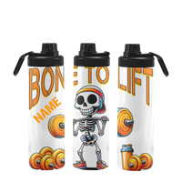 Thumbnail for Fitnessflasche personalisiert 750 ml Bone to Lift