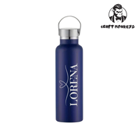 Thumbnail for Thermoflasche Doppelwandig 600ml mit Herz und Name