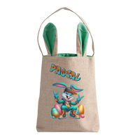 Thumbnail for Personalisierte Jutetasche mit Hasenohren - Cool Rabbit