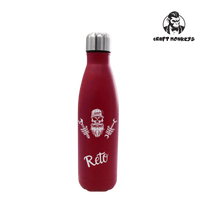 Thumbnail for Thermoflasche Totenkopf Schrauber - Personalisierbar konisch
