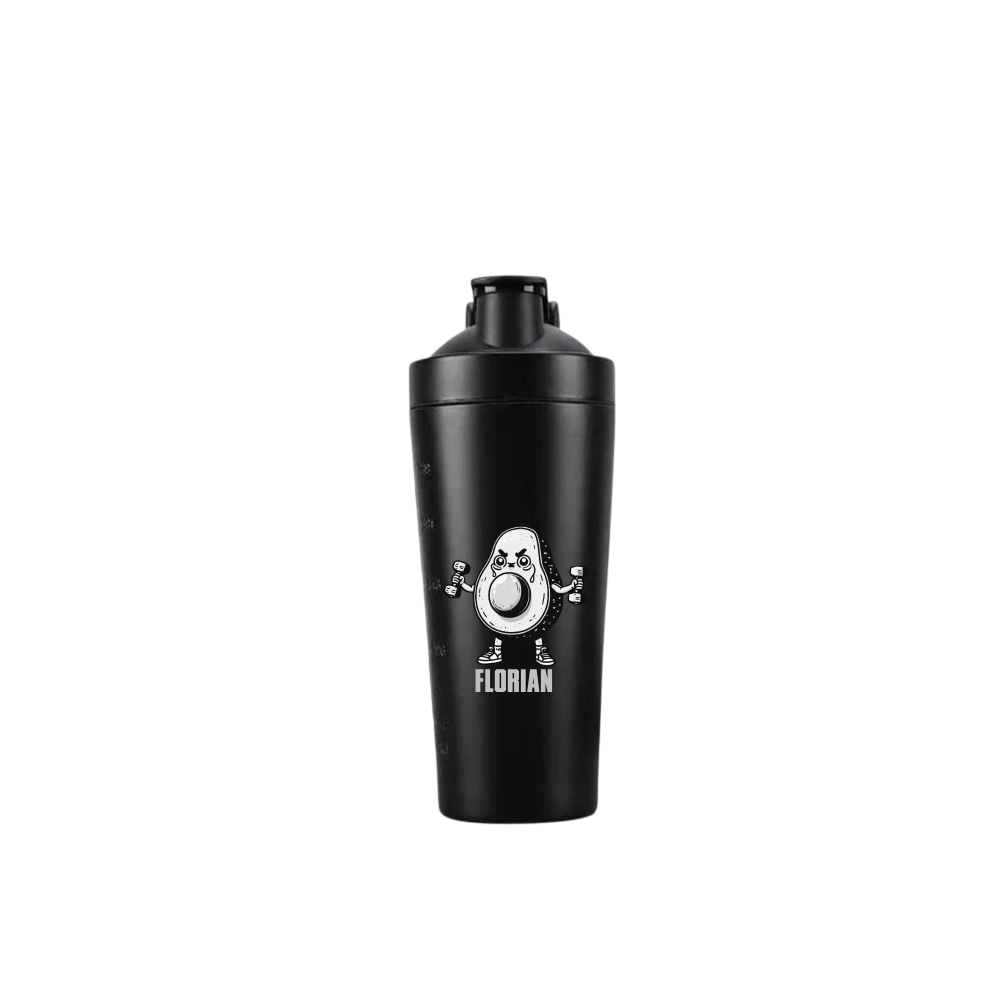 Protein Shaker Avocado Hantel - Personalisiert