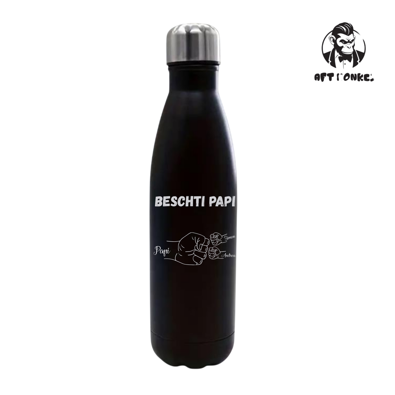 Thermoflasche 500ml Vater Faust Bump - Personalisiert