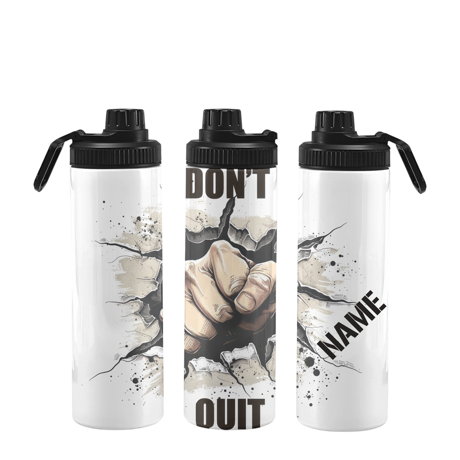 Fitnessflasche personalisiert 750 ml DONT QUIT