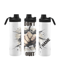 Thumbnail for Fitnessflasche personalisiert 750 ml DONT QUIT