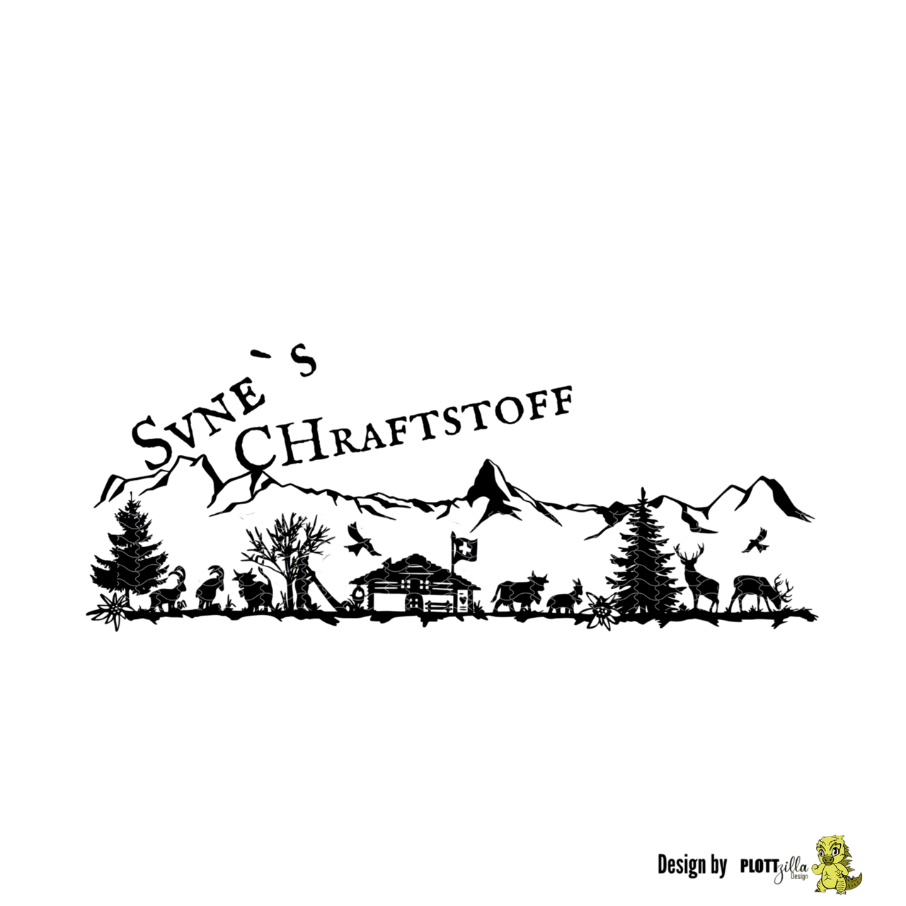 Personalisierter Edelstahl-Proteinshaker im Alpen-Design – 750 ml Shaker mit Namensgravur