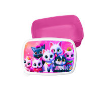 Thumbnail for Znünibox mit Trennwand Personalisiert  - Katzen
