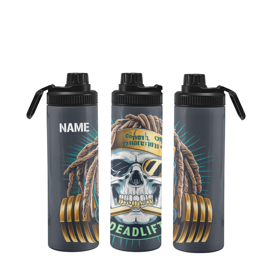 Fitnessflasche personalisiert 750 ml DEADLIFT